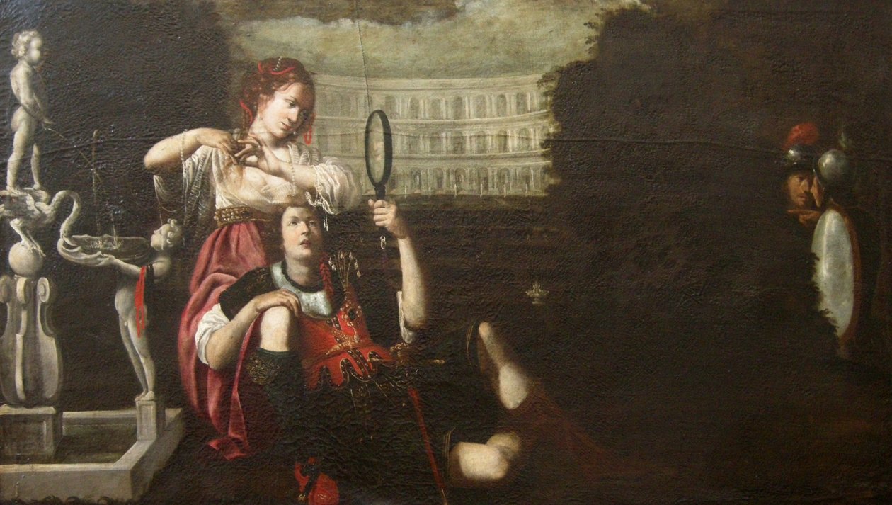 Rinaldo i Armidas trädgård av French School