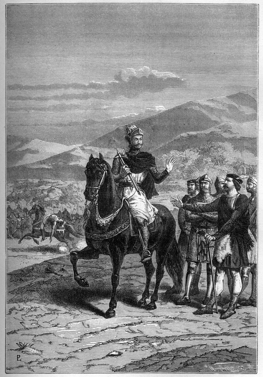 Robert the Bruce före Bannockburn, 1313, Skottland - Robert I av Skottland av French School
