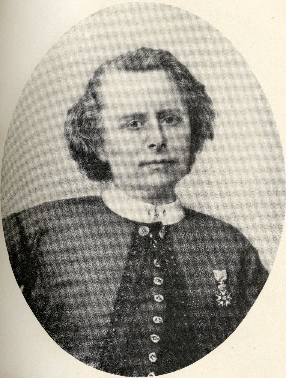 Rosa Bonheur (1822-99) illustration från "Little Journeys to the Homes of Famous Women", publicerad 1897. av French School