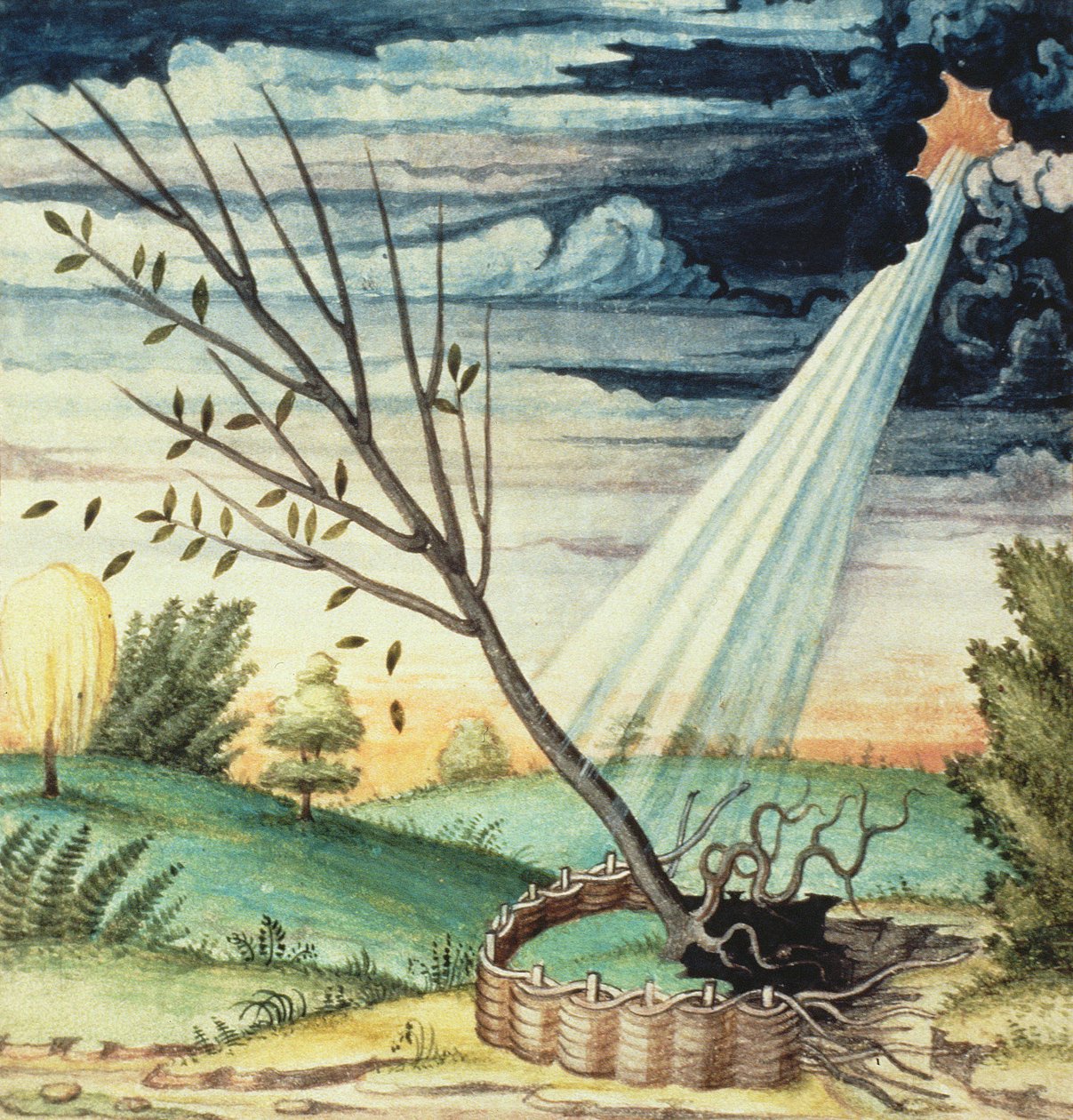 SMM2 s.17 Storm, från Theatre des Vices et Vertus, av Jan van der Noot (ca 1539-95) av French School
