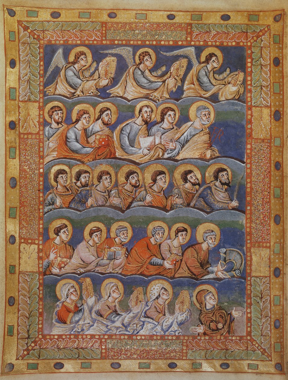 Sacramentary of Saint-Denis, Frankrike, 900-talet av French School