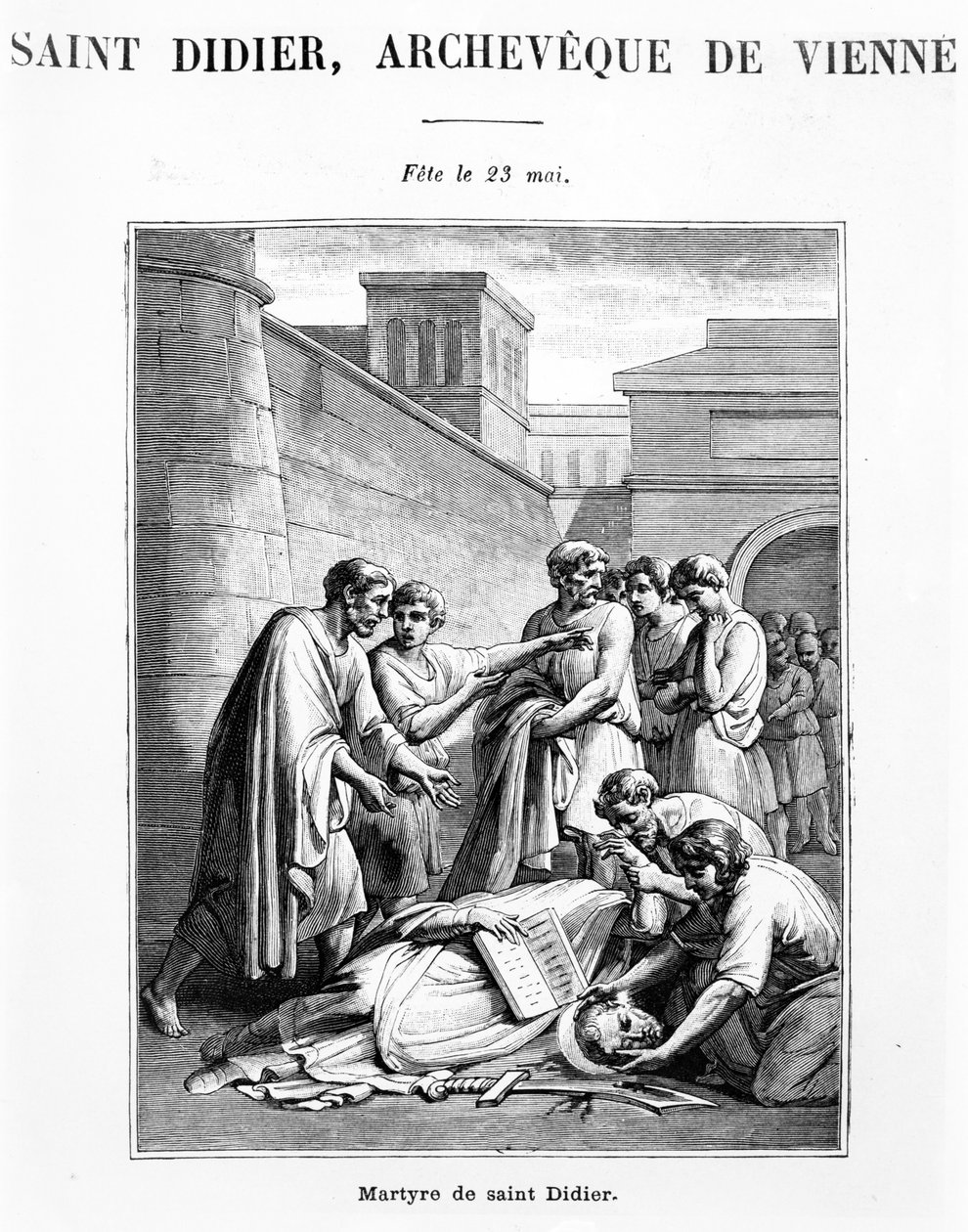 Saint Desideius, ärkebiskop av Vienne av French School