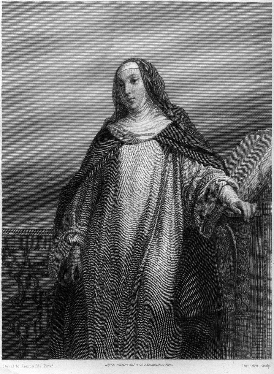 Saint Jeanne av Chantal (1572-1641), i "De heliga kvinnorna" av French School