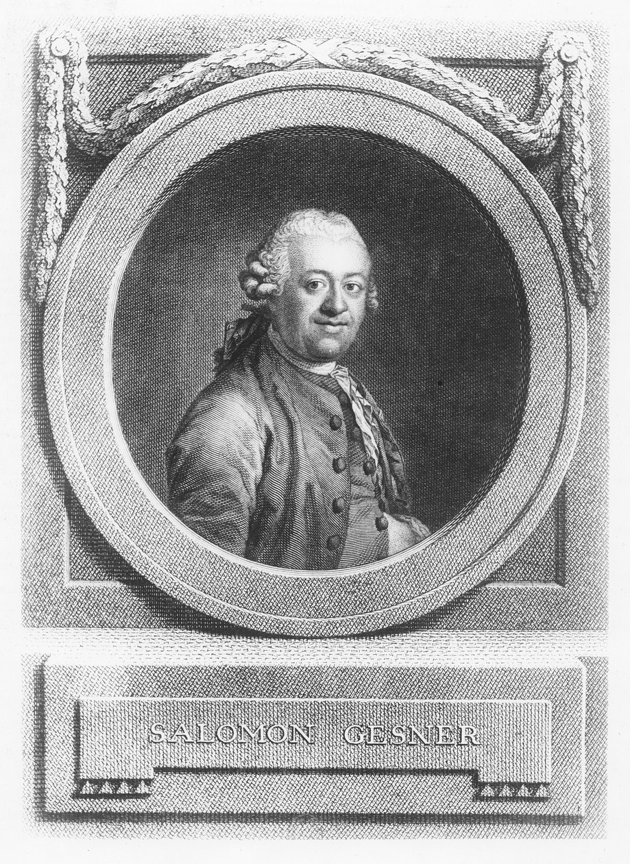 Salomon Gesner (gravyr) av French School