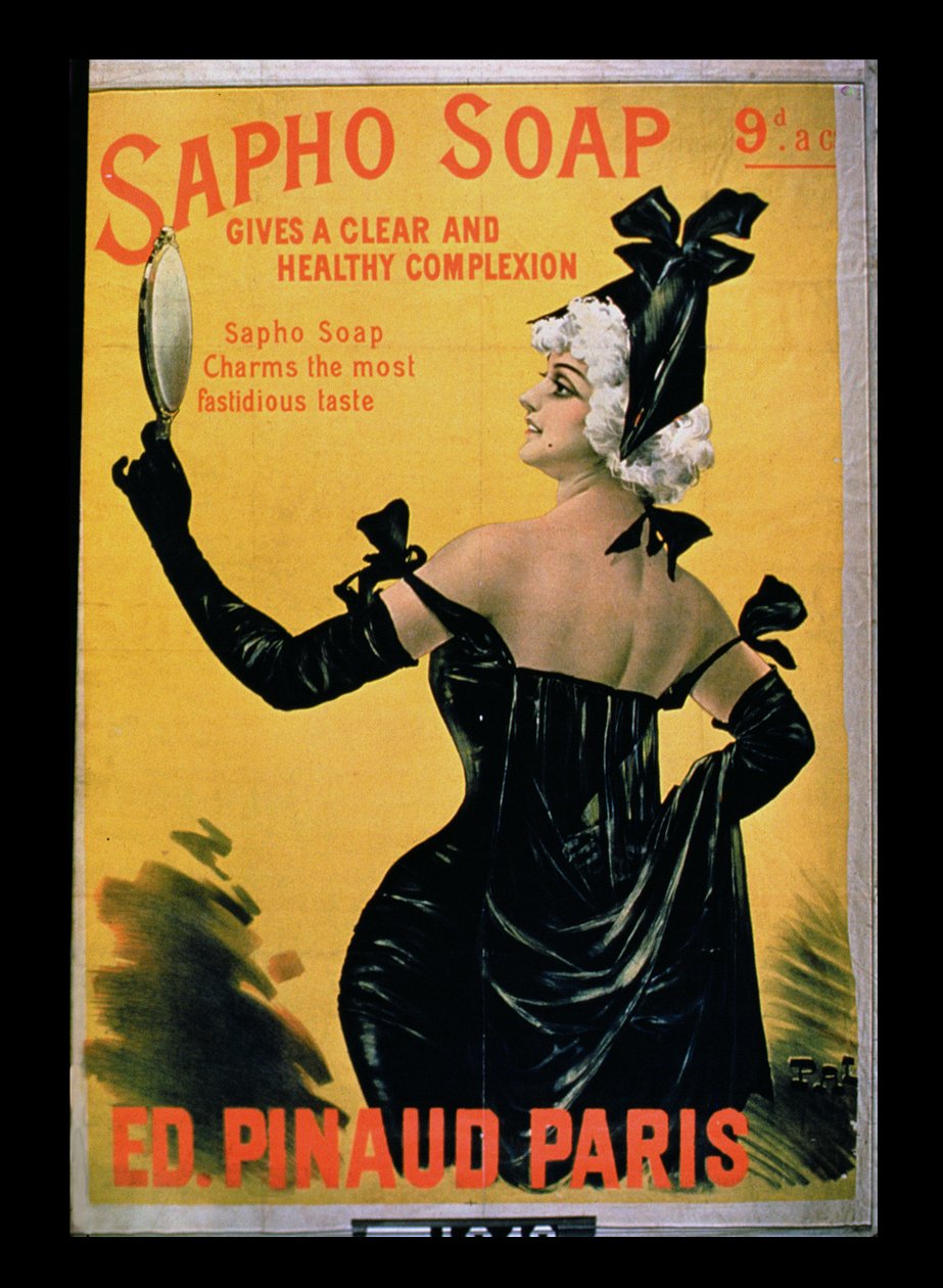 Sapho Soap - Ger en klar och frisk hy, Pinaud Editions, Paris av French School
