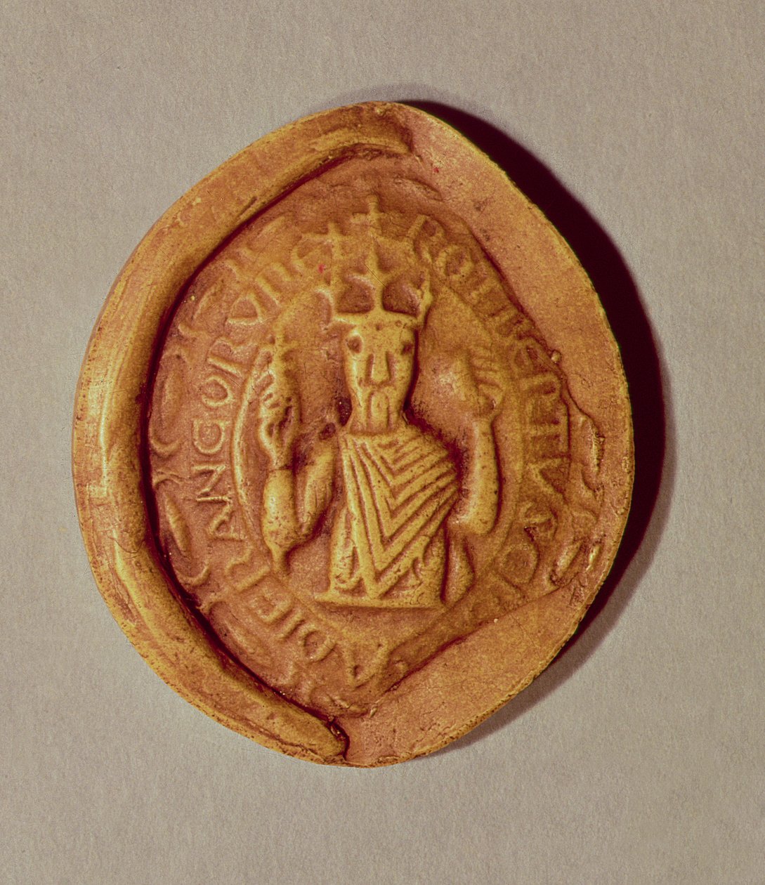 Sigill av Robert II (c.970-1031) den fromme, 997 AD av French School