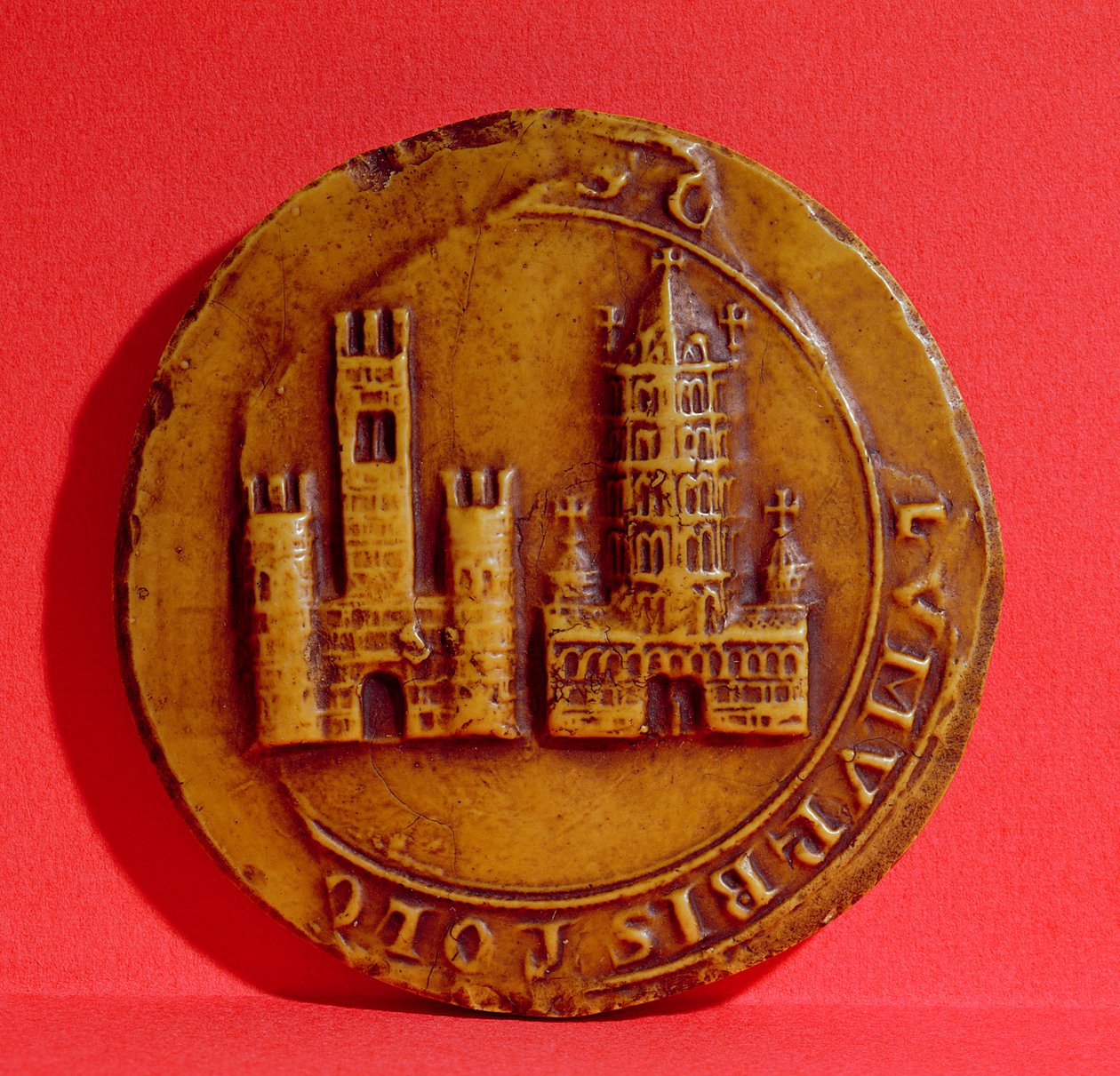 Sigill för staden Toulouse, 1303 (vax) av French School