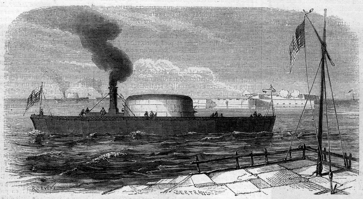 Secessionskrig (1861 - 1865) eller amerikanska inbördeskriget av French School