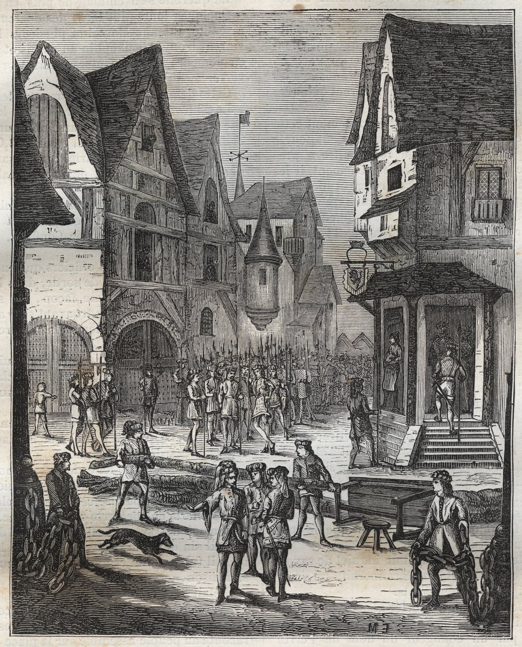 Belägring av Paris (1358) - I februari av French School