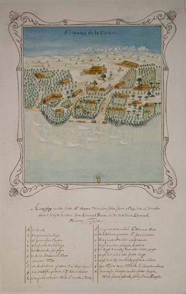 Belägringen av Saint Thomas de la Goiane, på Antillerna, 11 december 1629 av French School