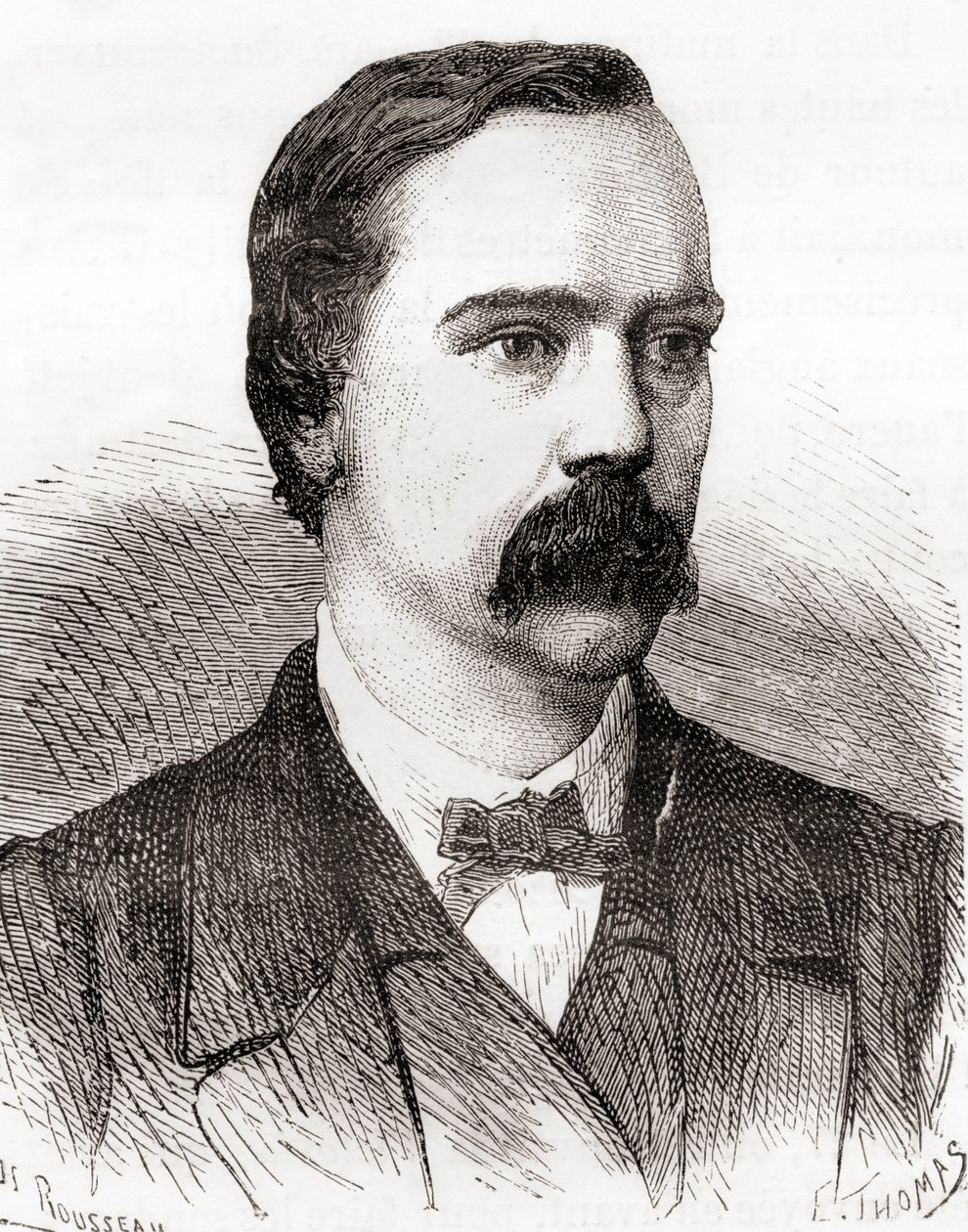 Sir Charles Tilston Bright, från Les Merveilles de la Science, publicerad ca 1870 (gravyr) av French School