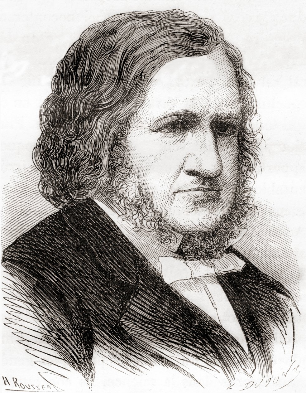 Sir James Young Simpson, från "The Wonders of Science", publicerad ca 1870 (litho) av French School