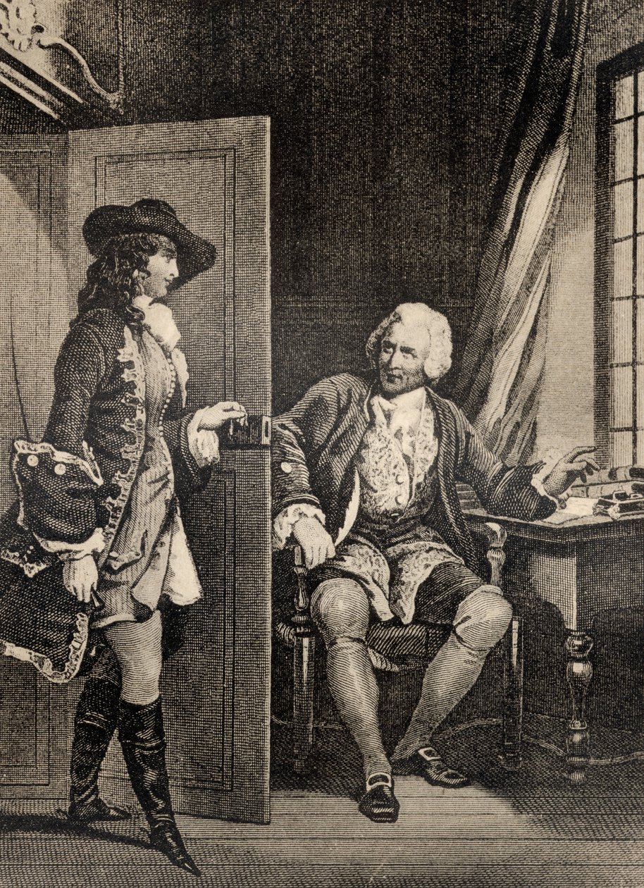 Sophie dHoudetot, från Masters of the XVIII Century French Sensibility av Pierre Trahard av French School