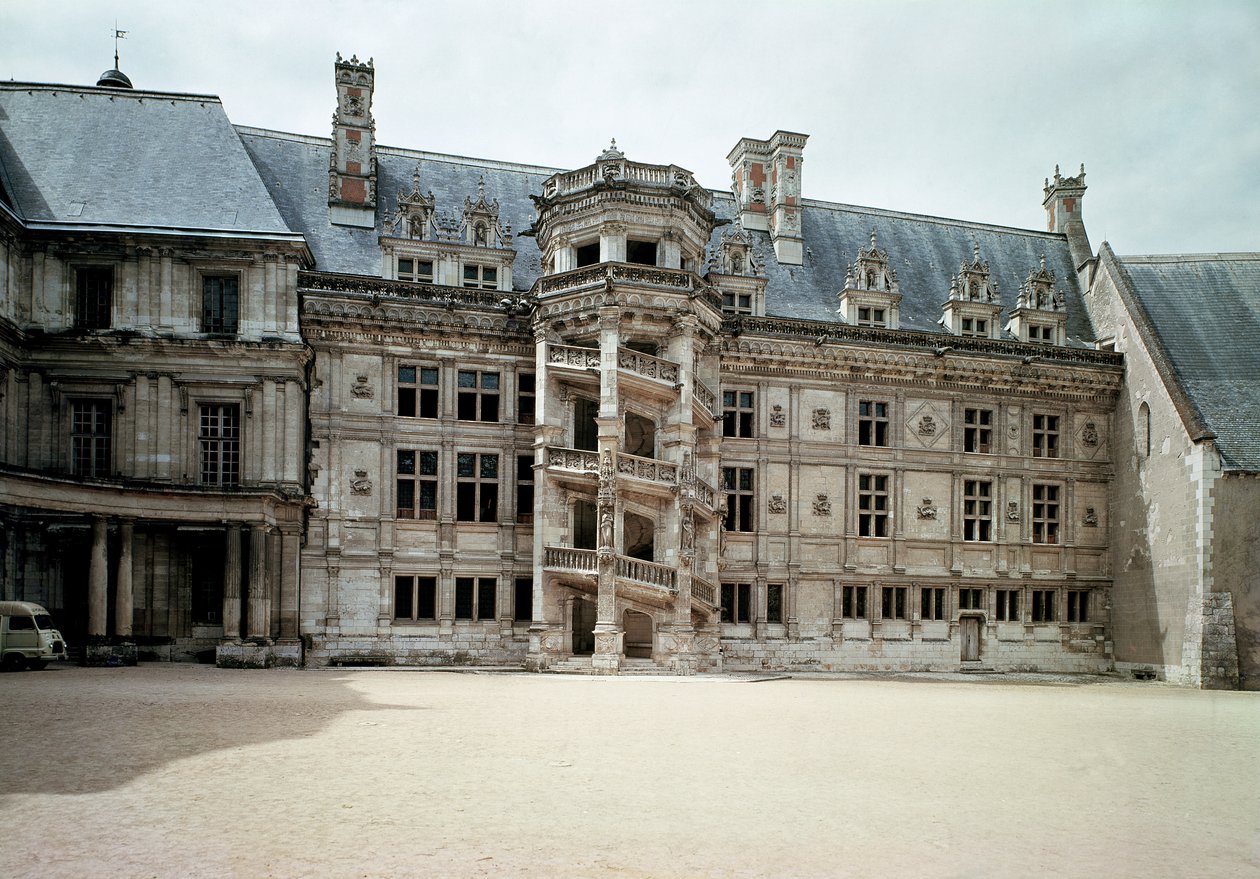 Sydöstra fasaden av Francois I-flygeln av French School