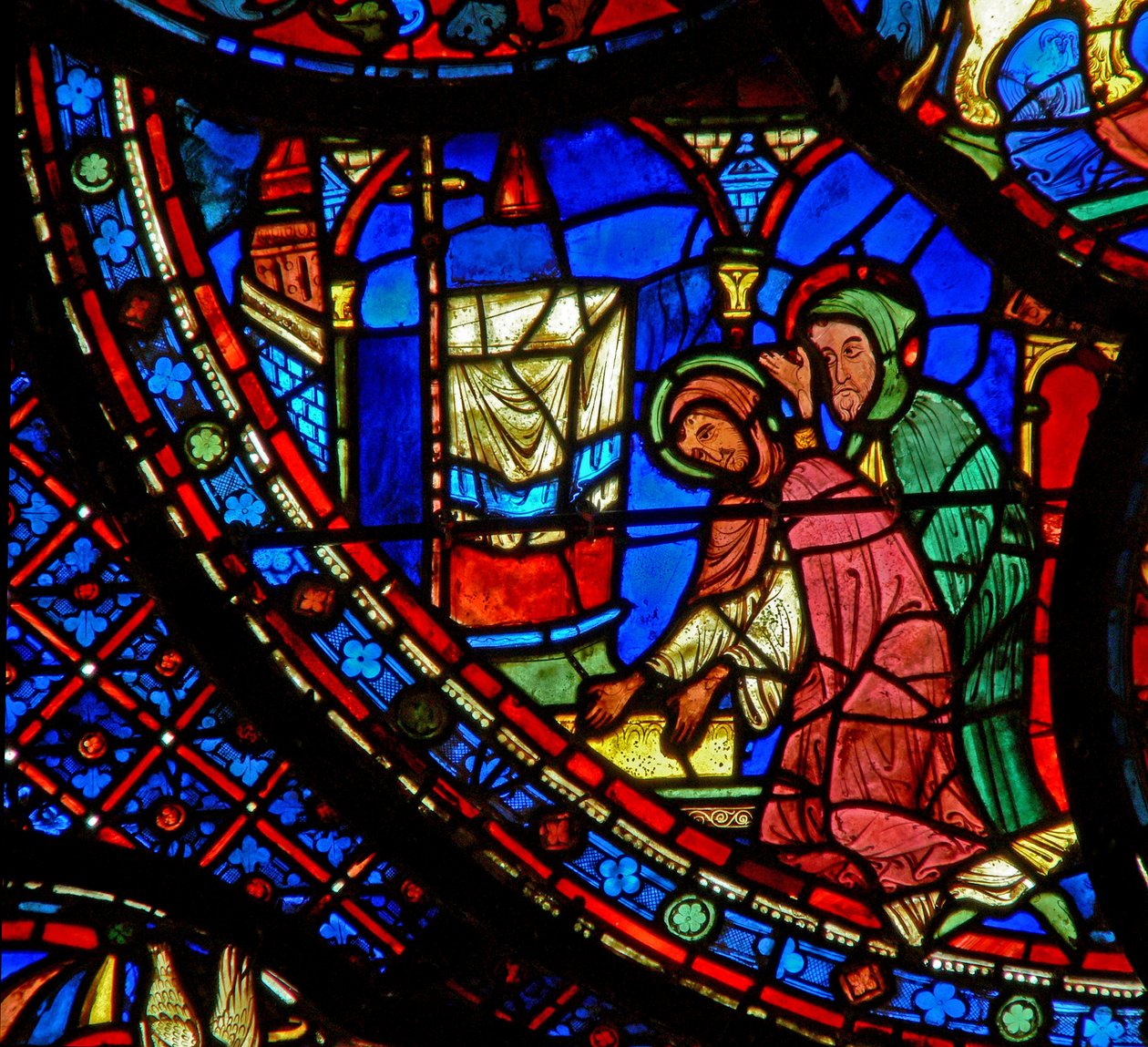 St Anthony: ber vid St Paul Anchorites kropp (w30b) av French School