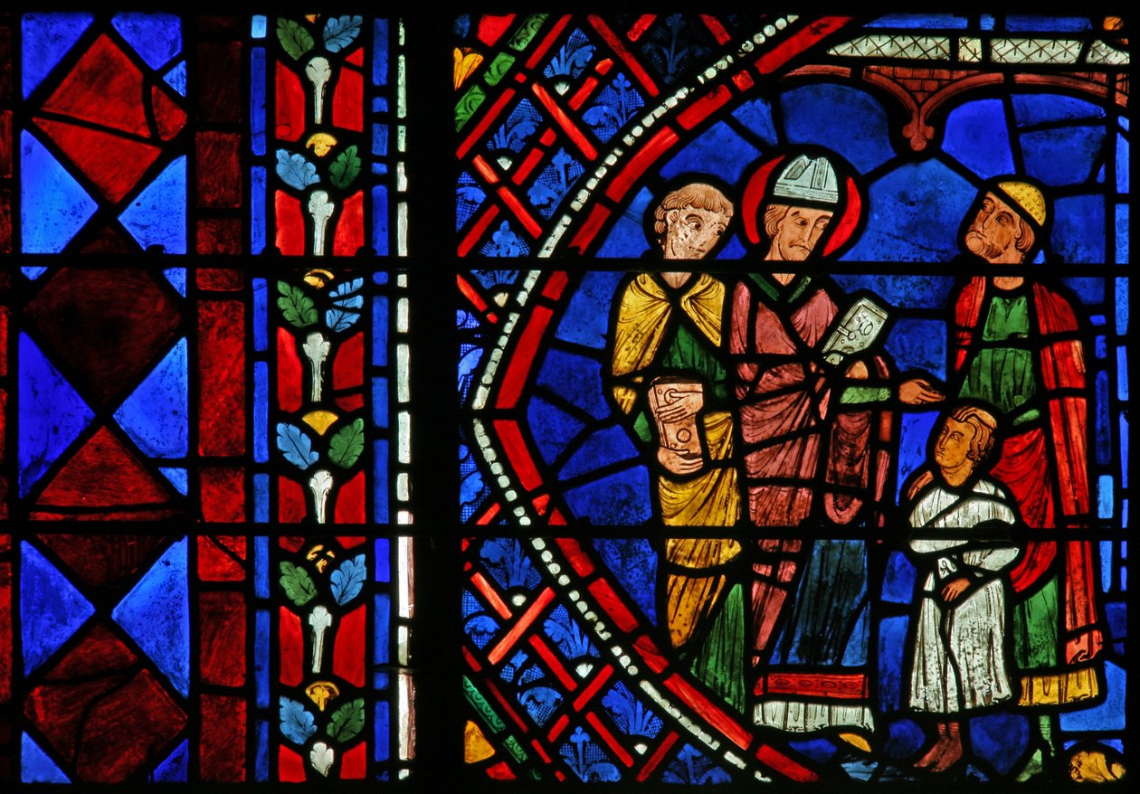 St. Apollinaire: helar ett barn (w36) av French School
