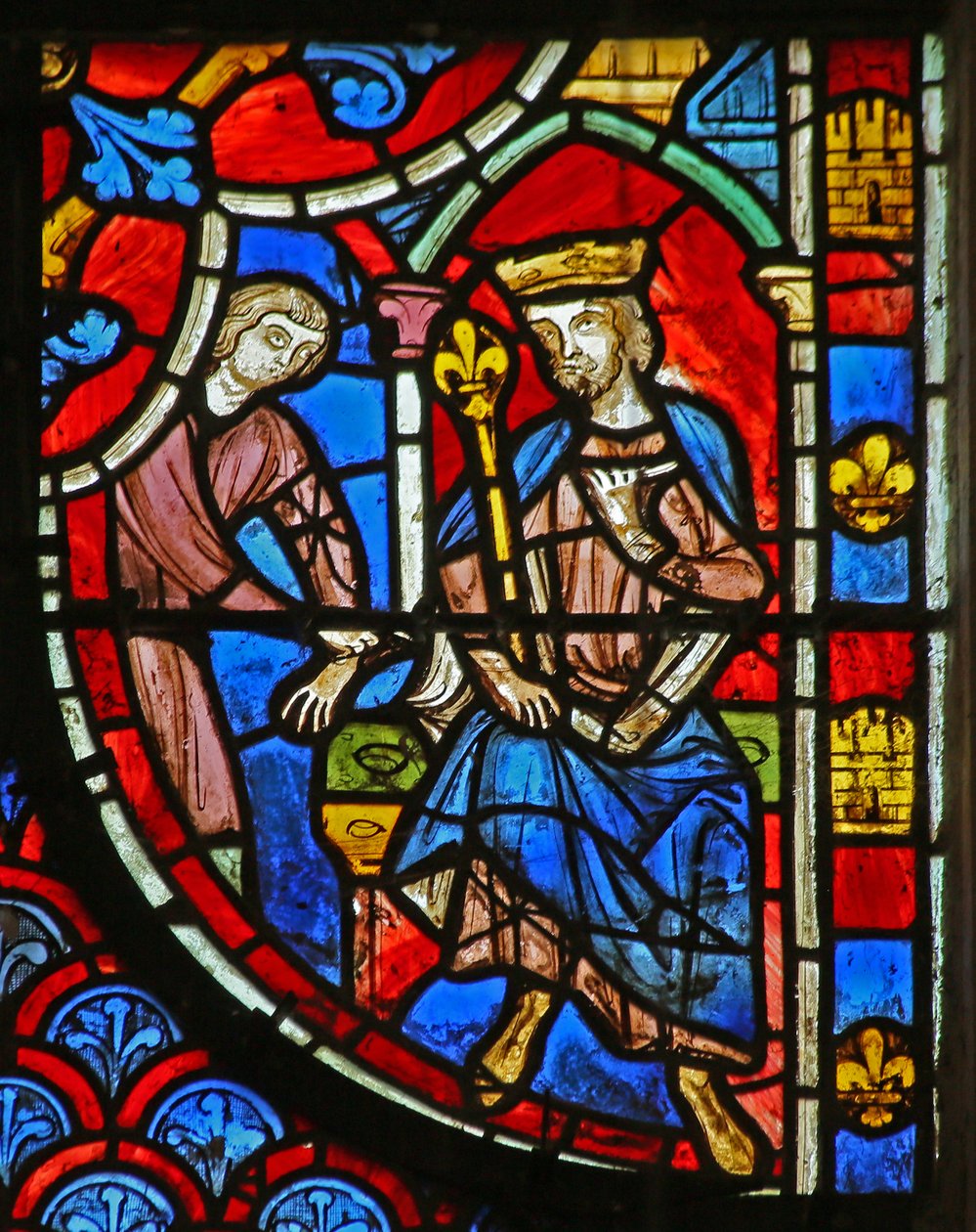 St Blaise avrättades inför en kung av French School