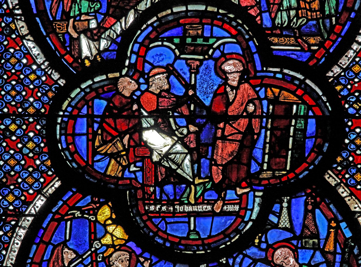 St John-fönstret: kallat före Aristomade (w48) av French School