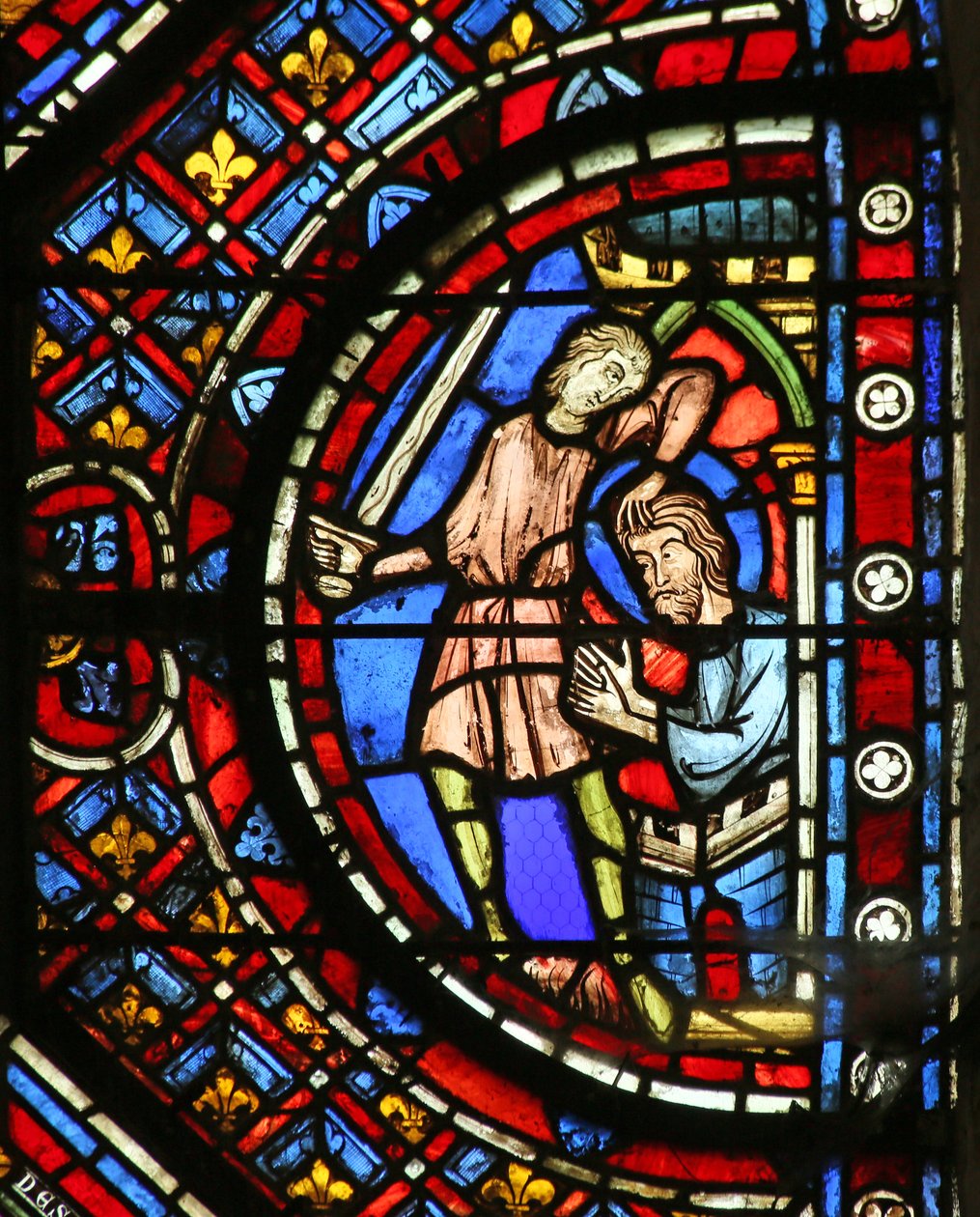 St Johns the Baptists avrättning av French School