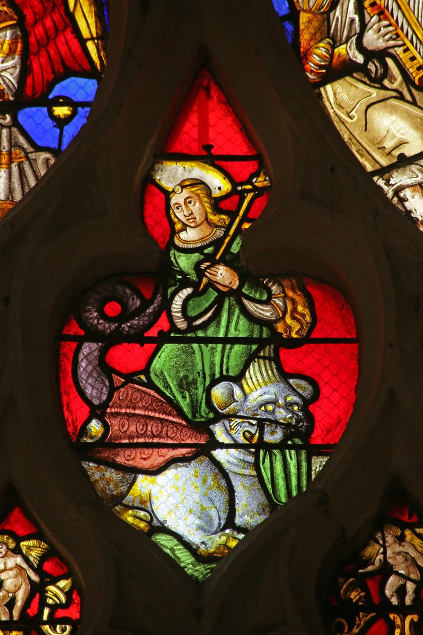 St Margaret? Med en drake av French School