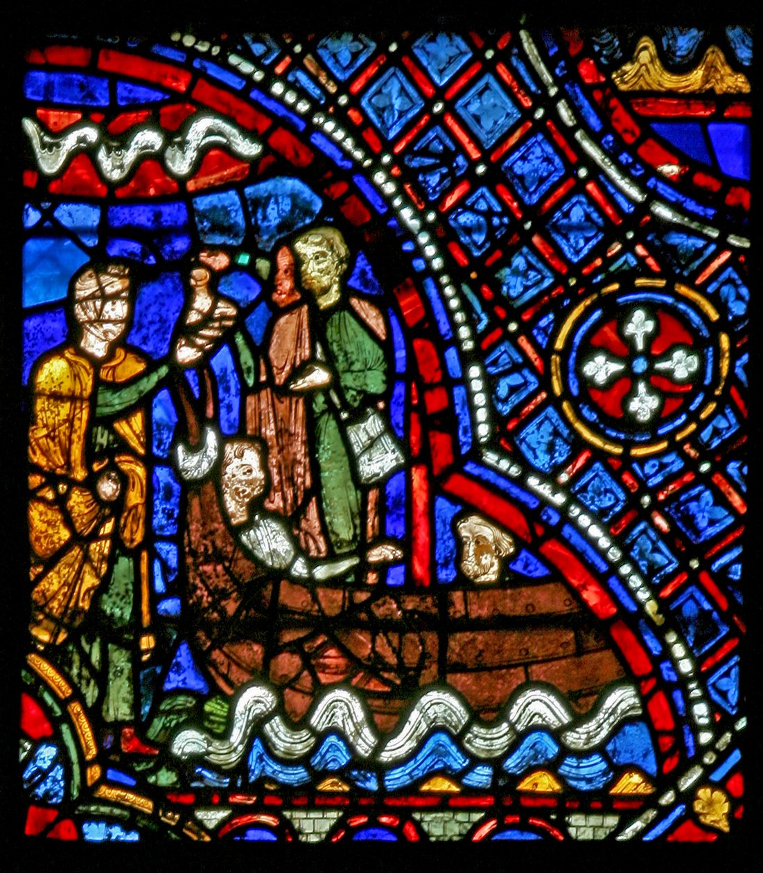 St Nicholas: demon ger resenärerna en dryck (w29a) av French School