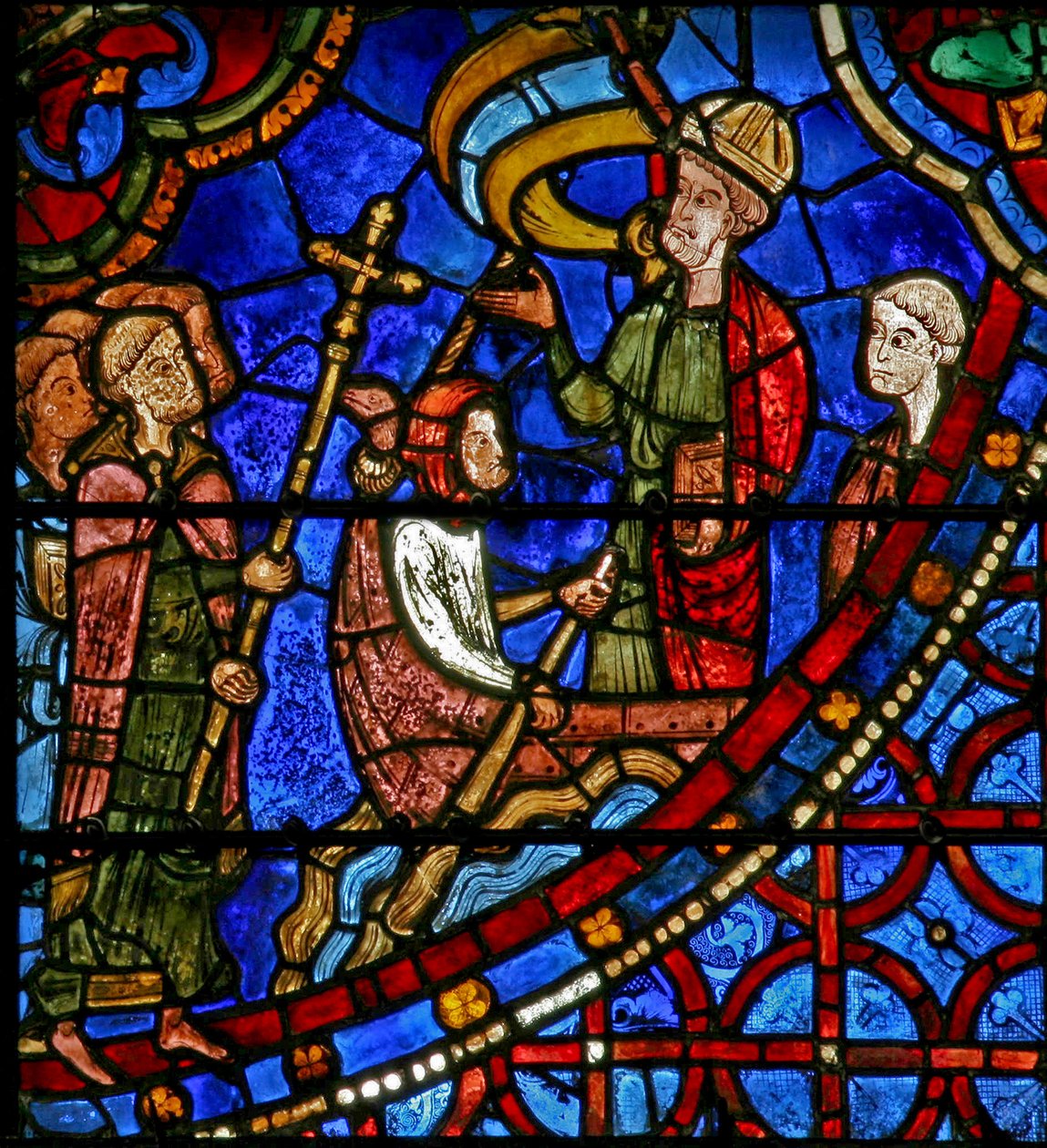 St Thomas Becket ger sig av till England (w18) av French School
