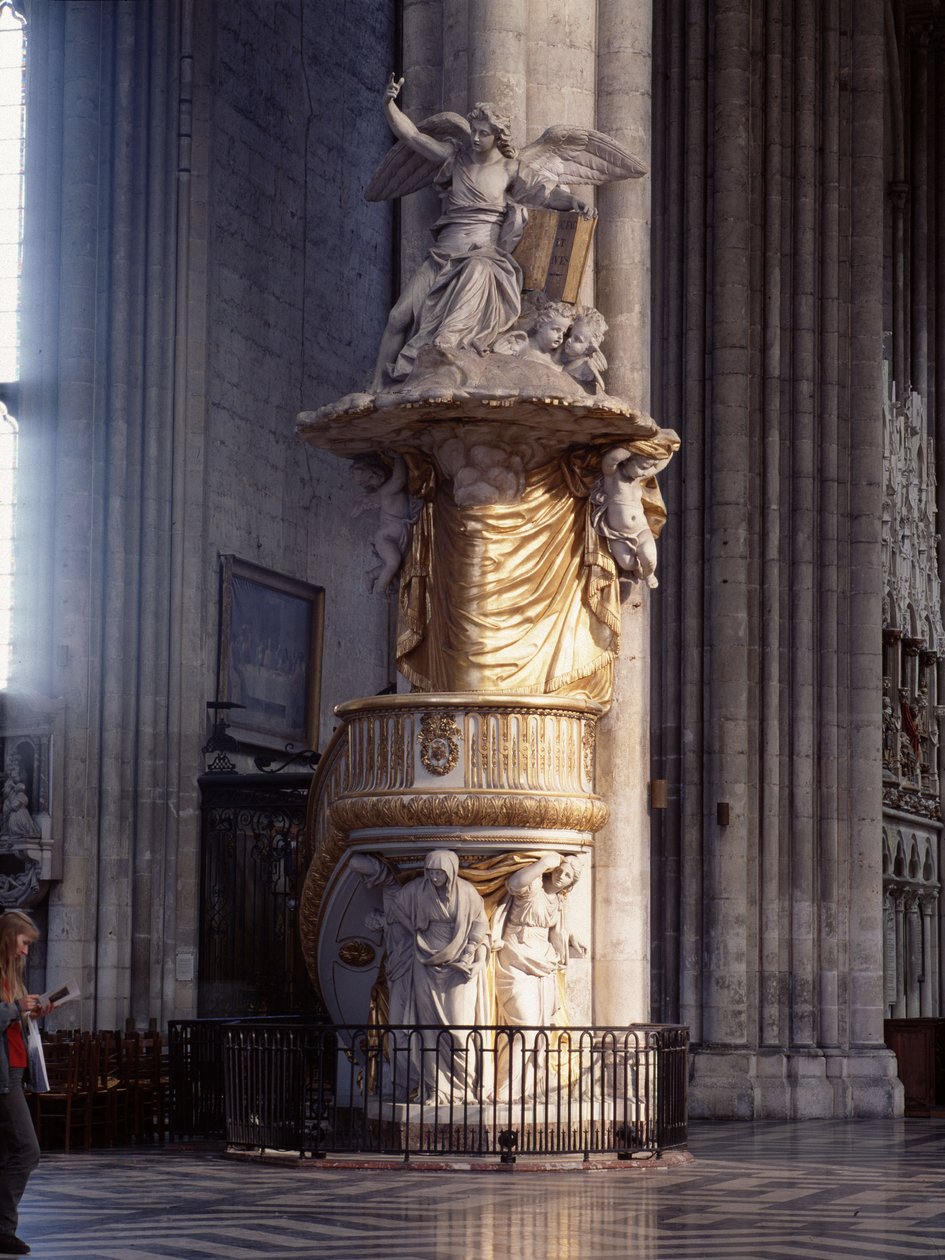 Staty i katedralen i Amiens (80). av French School