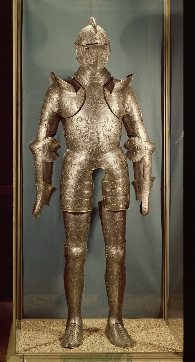 Henri II:s rustning (1519-59) (järn) av French School
