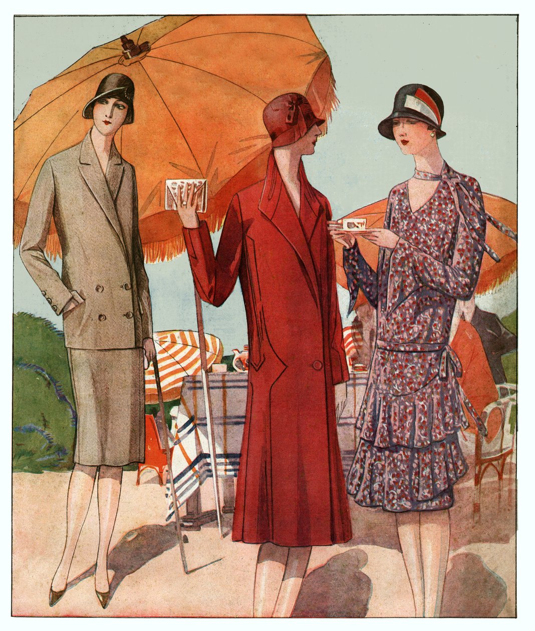 Sommarrock. 1929 (gravyr) av French School