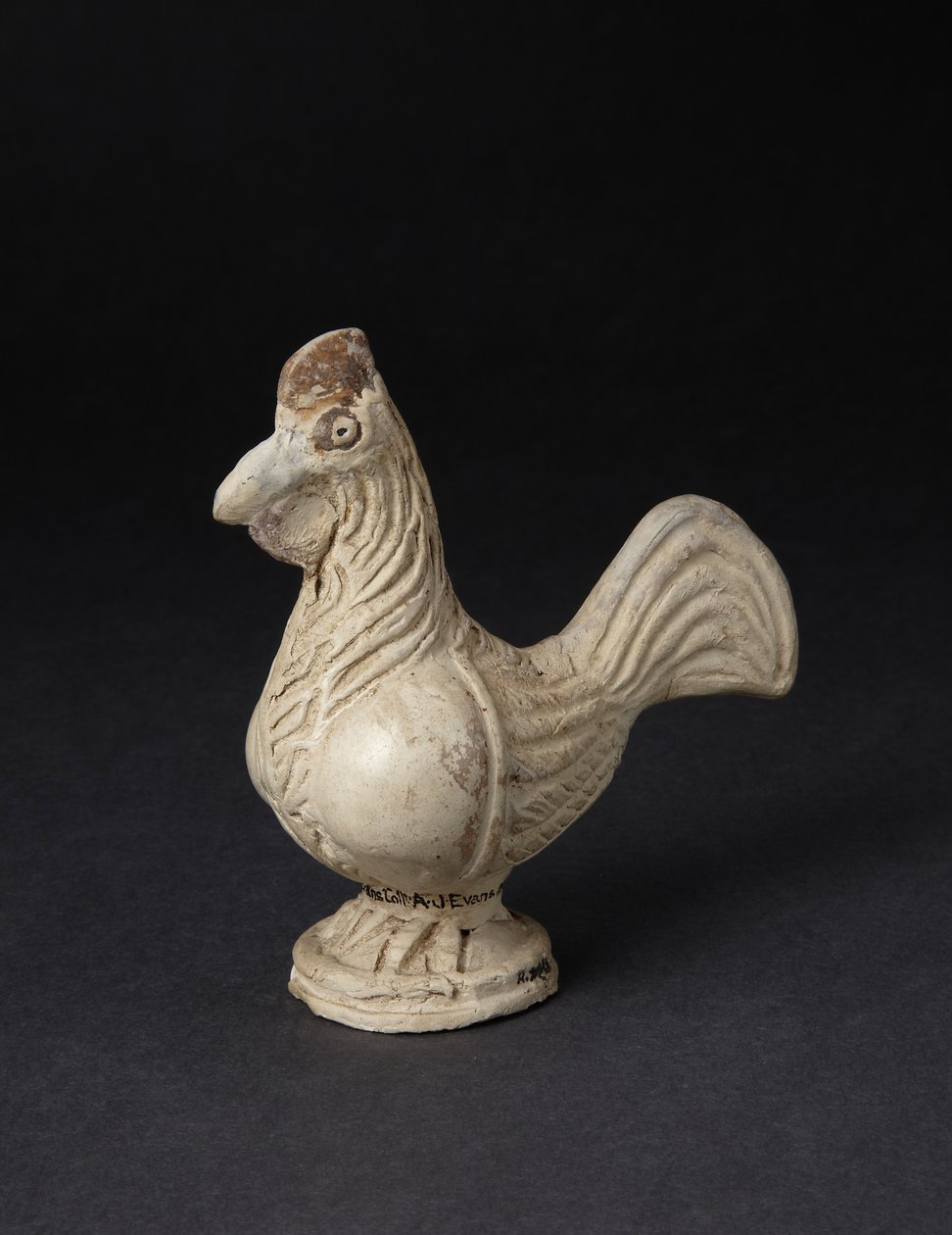 Terrakottafigur av en hane (keramik) av French School