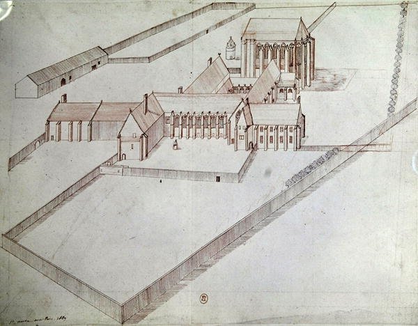 Abbey of Saint-Martin-aux-Bois av French School