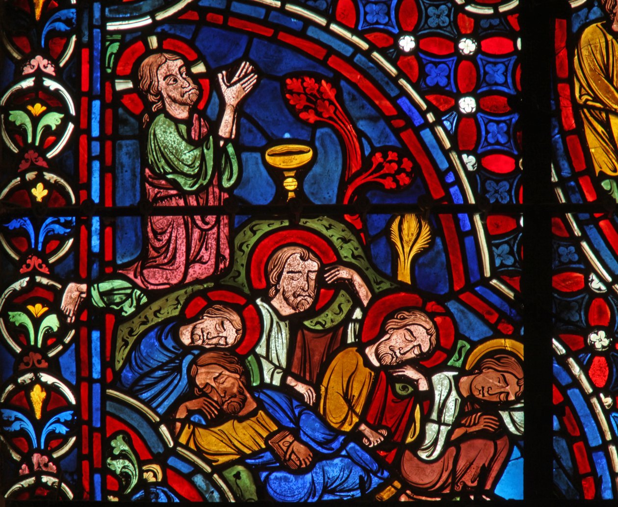 Kval i Getsemane trädgård (w0) av French School