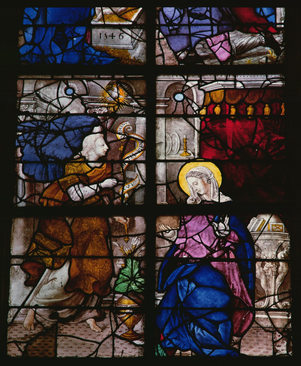 Bebådelsen, 1546 av French School