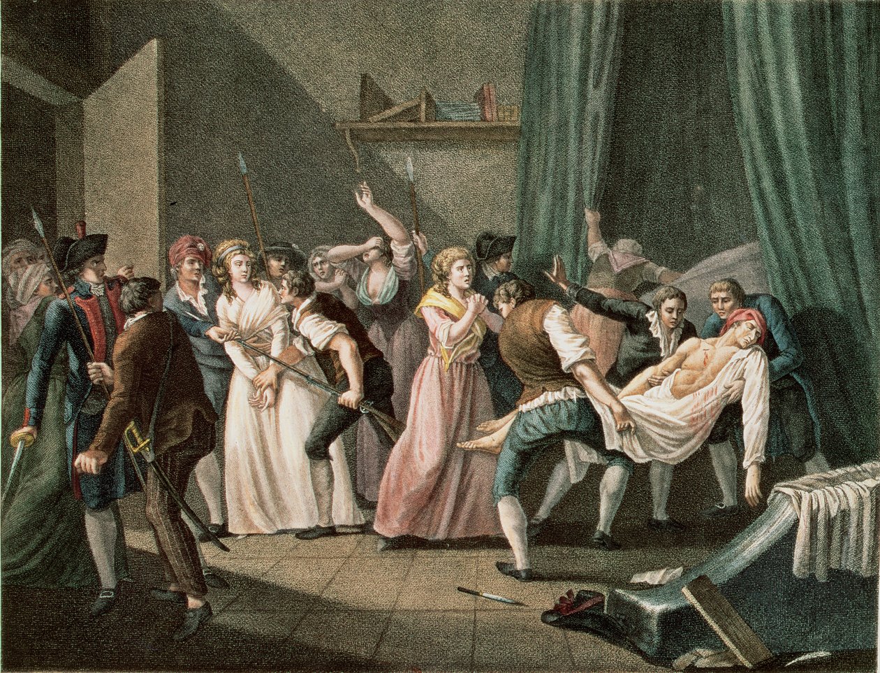 Mordet på Marat av French School