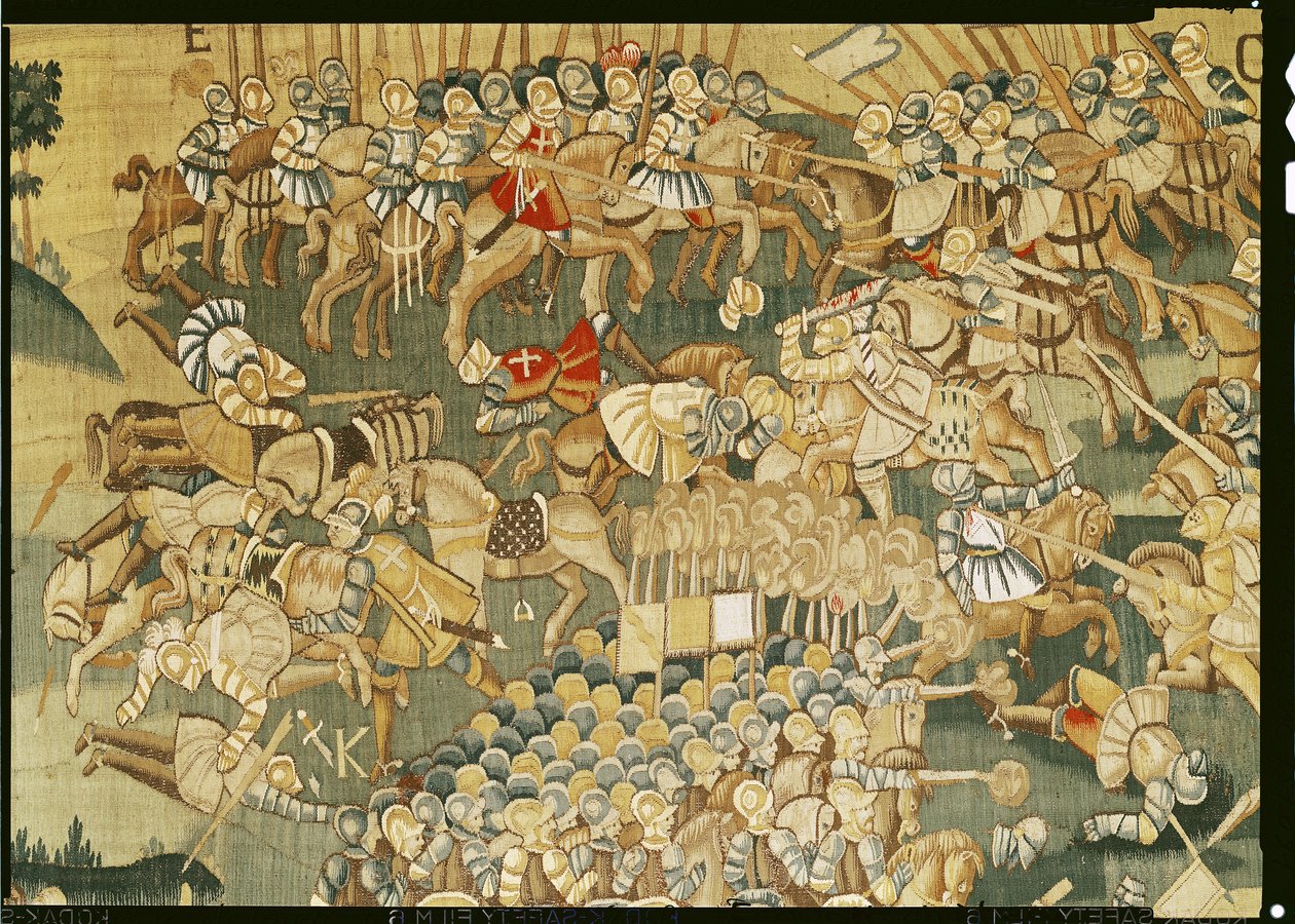 Slaget vid Jarnac och mordet på Ludvig I av Bourbon (1530-69) 1570-80 av French School
