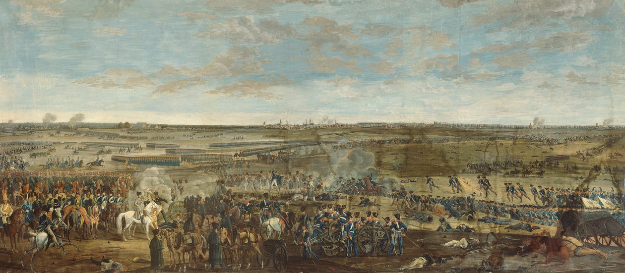 Slaget vid Leipzig, 18 oktober 1813 (se 161783 för detaljer) av French School