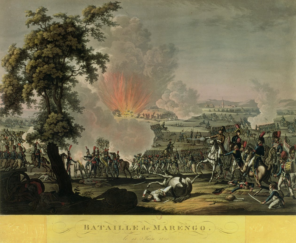 Slaget vid Marengo, 14 juni 1800 av French School