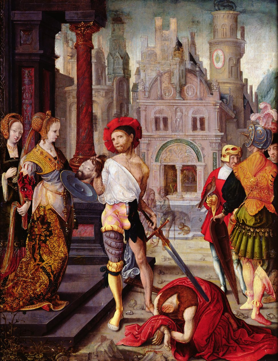 Johannes Döparens halshuggning, 1525 av French School