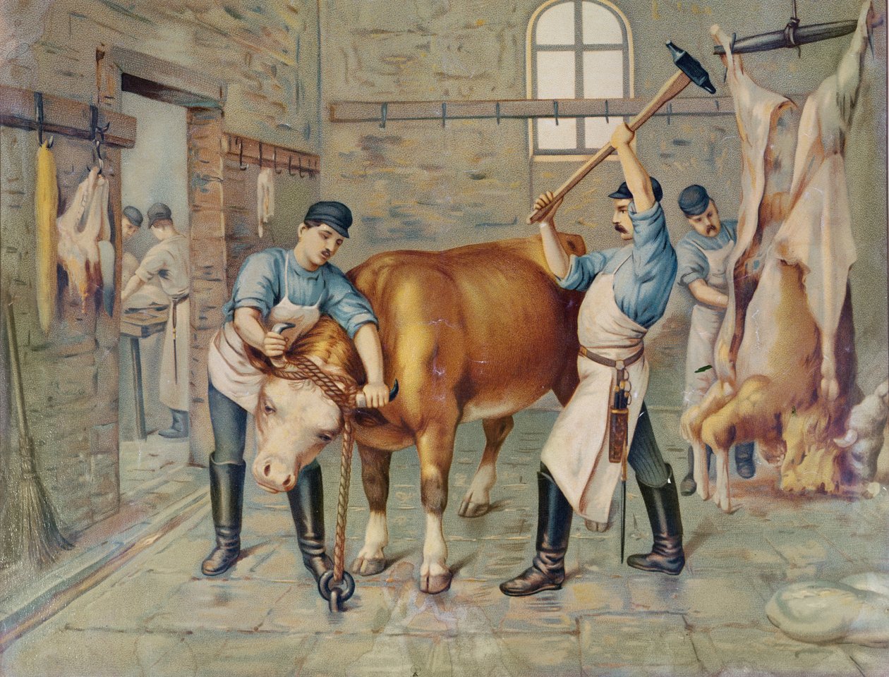Slaktaren, 1800-talet av French School