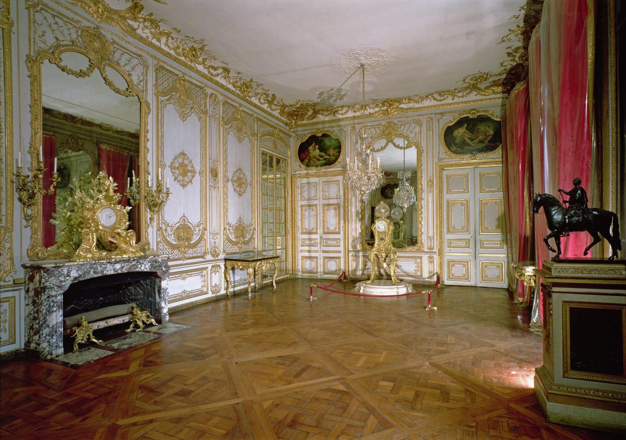 Cabinet de la Pendule (klockrum) av French School