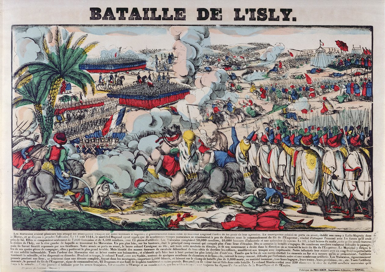 Infångandet av följet av Abd-el-Kader (1808-83) eller slaget vid Isly den 14 augusti 1844, 1844-63 av French School