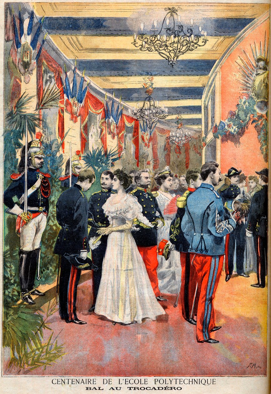 The Centenary of the Ecole Polytechnique: En bal på Trocadero, från det illustrerade tillägget till 