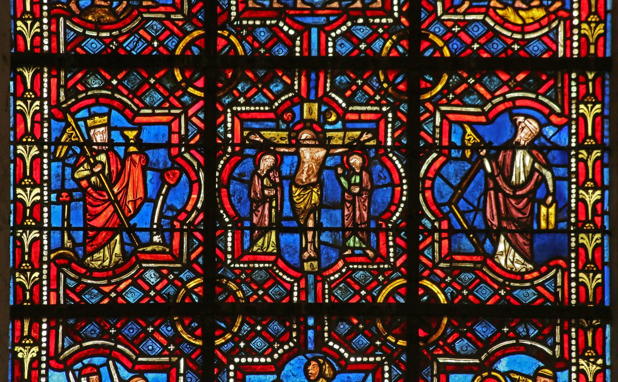 Korsfästelsen mellan kyrkan och synagogan av French School