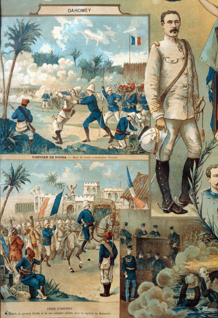 Dahomey-kampanjen 1892 av French School