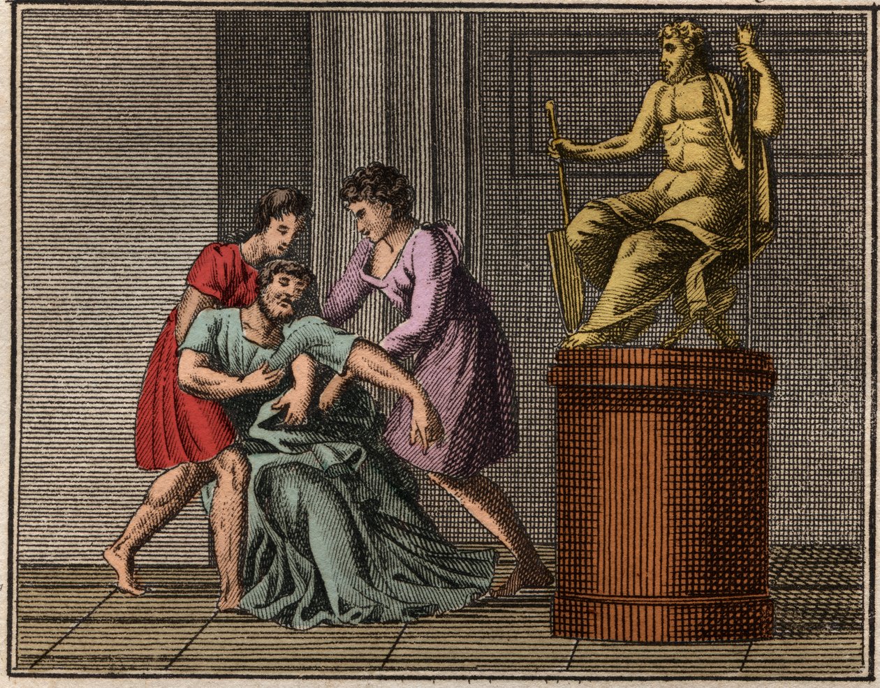 Demosthenes död, 384-322 f.Kr. av French School