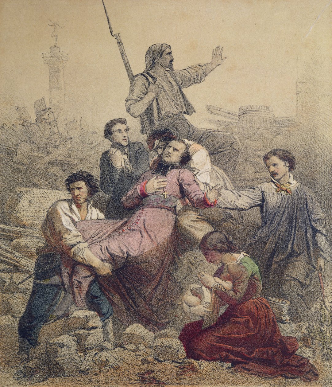 Monseigneur Affres (1793-1848) död 25 juni 1848 av French School