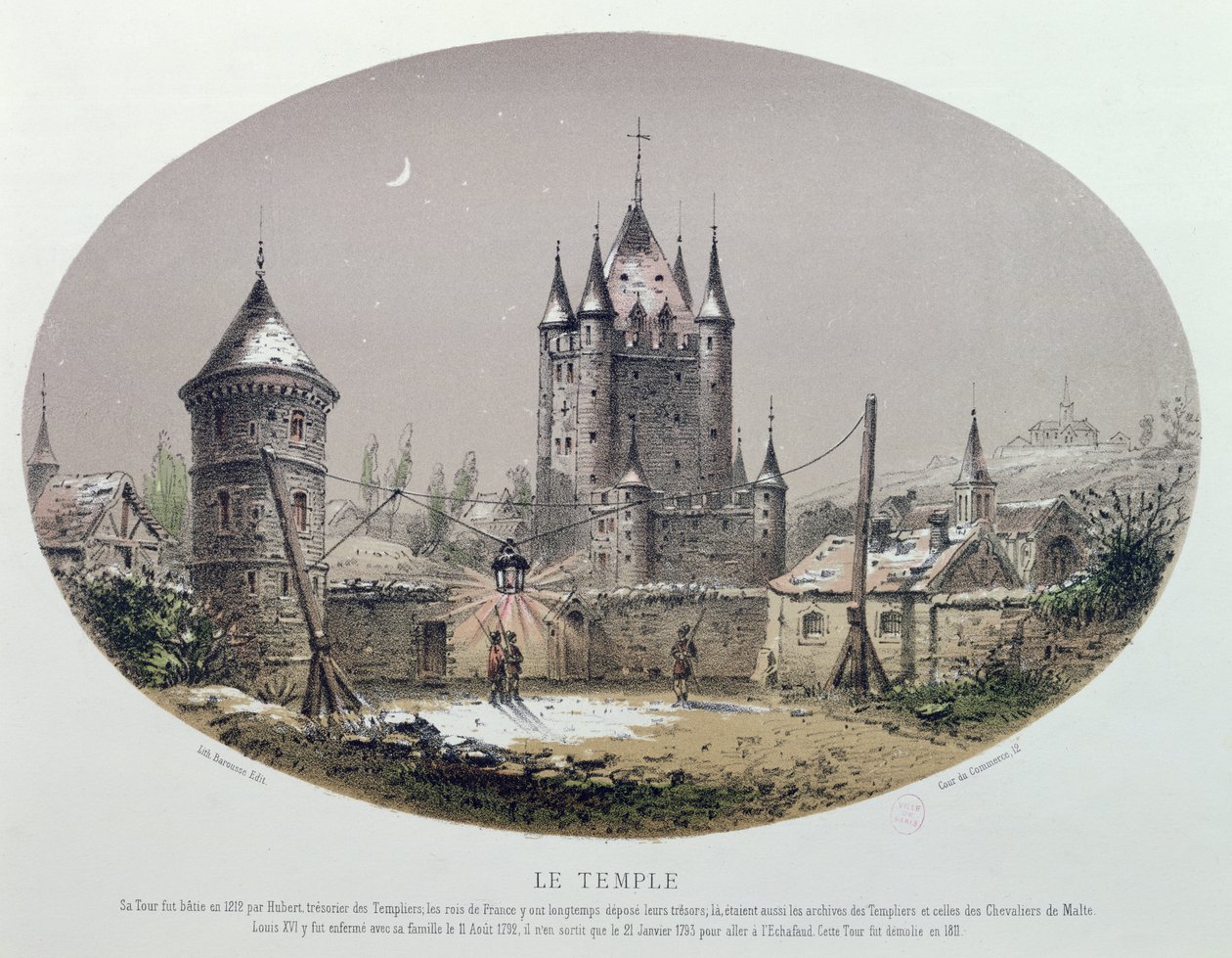 Templets donjon, Paris av French School