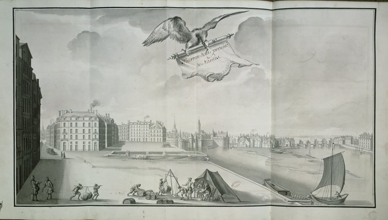 The Gabelle, Nantes, 1723 av French School