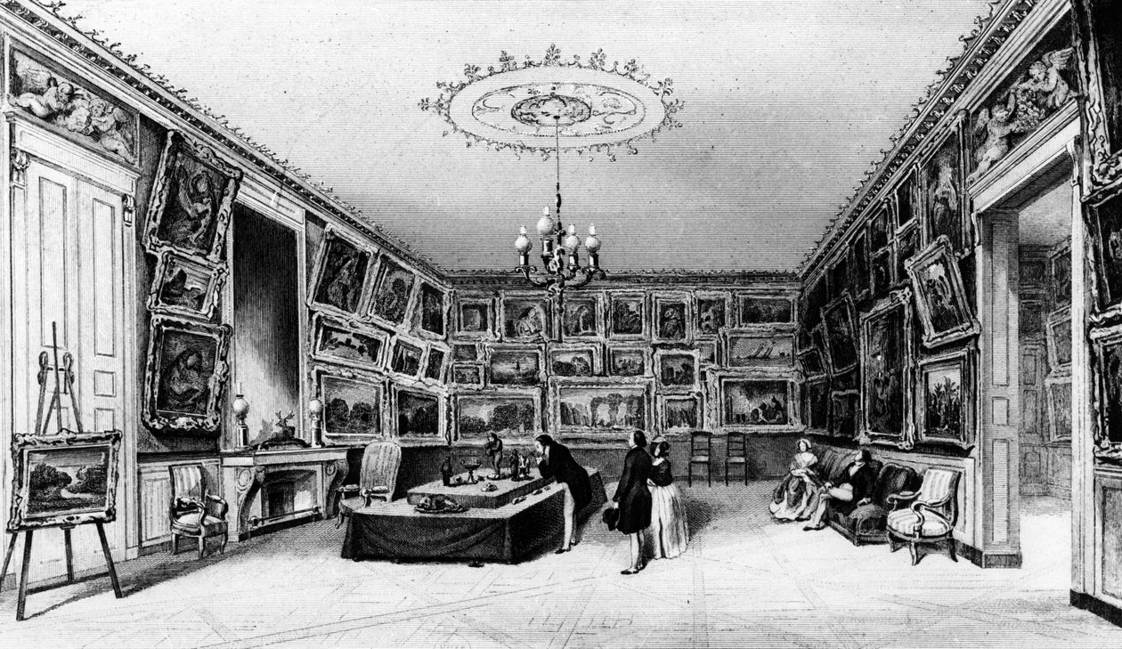 Galerie Durand-Ruel, 103, rue des Petits-Champs, Paris, 1800-talets andra hälft av French School