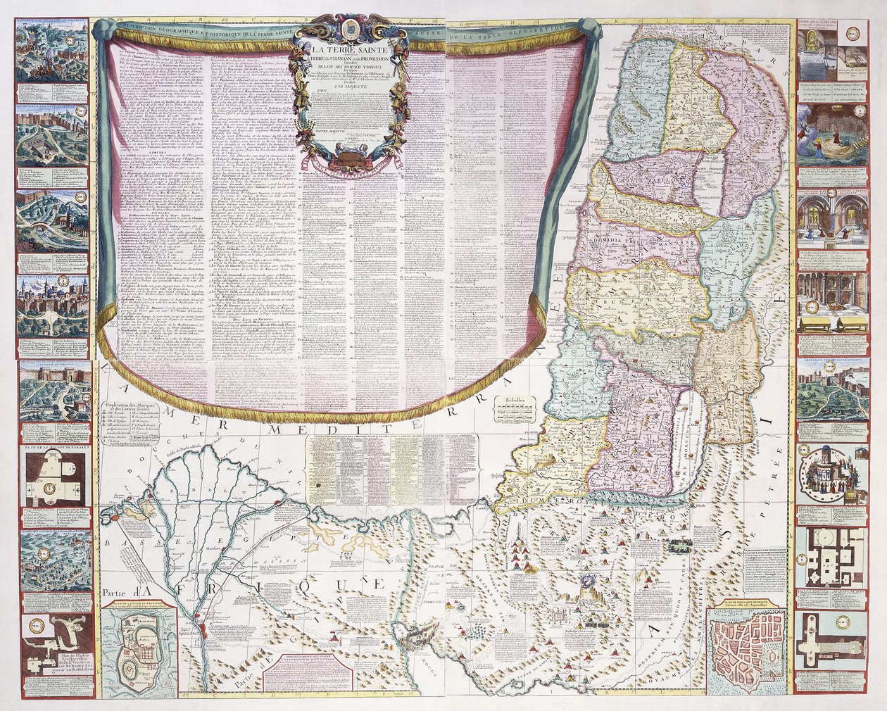 Det heliga landet, ca 1770 av French School